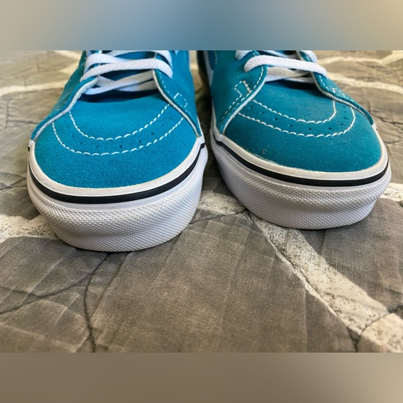 *VANS BLOWOUT!* Vans Sk8-Hi Caribbean Blue Boys 6.5/Women 8 - Picture 3 of 6
